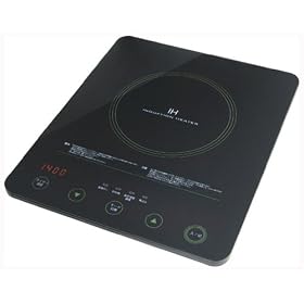 DRETEC �t���b�gIH������ �u���b�N DI-106BK