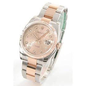 [�����b�N�X]ROLEX �r���v �f�C�g�W���X�g �_�C���C���f�b�N�X PG�R���r 3�A�u���X �s���N(�z���R���s���[�^�[) Ref.116231J �����Y [���s�A���i]