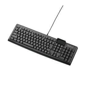ELECOM �t�@�C�i���t�@���^�W�[XIV���f�� �����u�������L�[�{�[�h 112�L�[ USB L�T�C�Y �u���b�N TK-FCM07BK-FF