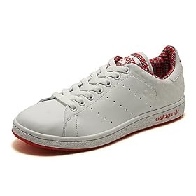 adidas�i�A�f�B�_�X�j STAN SMITH 2 LEA�i�X�^���X�~�X2LEA�j 099865 �z���C�g/���b�h�`�F�b�N