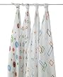 aden+anais Muslin Wraps ���X�������b�v(Alpha bit 4pack)