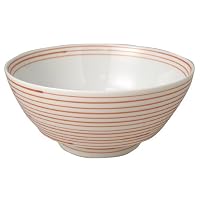 有田焼 ラーメン鉢 朱千筋 R0061