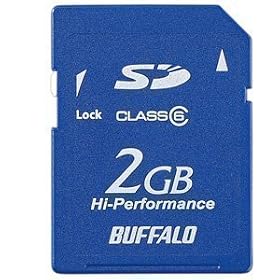 BUFFALO SD�J�[�h �������f�� 2GB RSDC-G2GC6
