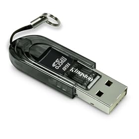 Kingston 1GB microSD & microSD��p�J�[�h���[�_(��) �Z�b�g���f�� FCR-MRB+SDC/1GB