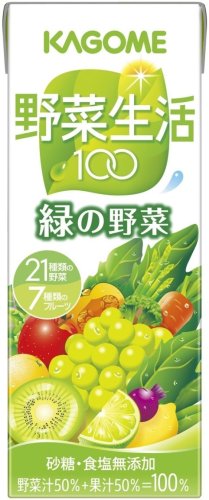  (お徳用ボックス) 野菜生活100 緑の野菜 200ml×24本