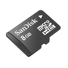 �T���f�B�X�N SanDisk microSDHC 8GB �N���X4 SD�A�^�v�^�t ���s�A�� �o���N�i