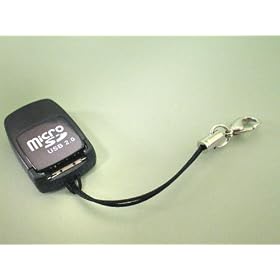 ������ MicroSD / microSDHC �p �J�[�h���[�_�[ �i���O���p�ܖ������f���j (��) Donya�_�C���N�g DN-CR266B