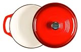  Lodge Enameled Cast-Iron 3-Quart Dutch Oven, Island Spice