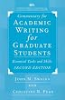 Academic Writing for Graduate Students -  Commentary: Essential Tasks and Skills (Michigan Series in English for Academic & Professional Purposes)