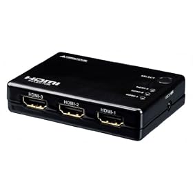 GREEN HOUSE HDMI�Z���N�^ Input3+Output1�|�[�g GH-HSW301
