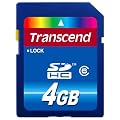 Transcend SDHC�J�[�h 4GB Class6 �i�v�ۏ� [�t���X�g���[�V�����t���[�p�b�P�[�W (FFP)] TS4GSDHC6E
