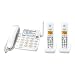 Panasonic �f�W�^���R�[�h���X�d�b�@ �p�[���z���C�g �q�@2��^�C�v VE-GP35DW-W
