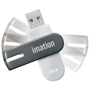 【クリックで詳細表示】イメーション USBメモリ 4GB 暗号化プロテクション・ソフト搭載 回転式キャップ NANO-f シルバー UFDNFE4GSL