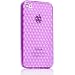 Ai-Style iPhone4 TPU�P�[�X�@�@�_�C���p�^�[�� �p�[�v���yAi4-S-dai-Purple�z
