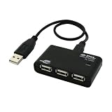 PLANEX iPhone5�Ή� USB2.0/1.1 4�|�[�g USB�n�u �o�X�p���[(USB�P�[�u��A to miniB 30cm) PL-UH401�v���l�b�N�X�ɂ��