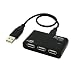 PLANEX USB2.0/1.1 4�|�[�g USB�n�u �o�X�p���[(USB�P�[�u��A to miniB 30cm) PL-UH401