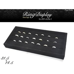 【クリックで詳細表示】3列タイプリングディスプレイ■指輪展示用什器