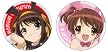 涼宮ハルヒの憂鬱 涼宮ハルヒ&キョンの妹缶バッチセット