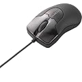 ELECOM Fit Grast 3�{�^�����w���}�E�X L�T�C�Y �u���b�N M-FGURBK