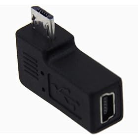 mini(B)-micro-USB�ϊ��A�_�v�^L���^ USBM5-MCL