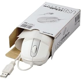 �G���R�� EU RoHS�w�ߏ��� USB ���w���}�E�X �X�^���_�[�h�T�C�Y/�ȈՃp�b�P�[�W(�z���C�g) M-M2URWH/RS