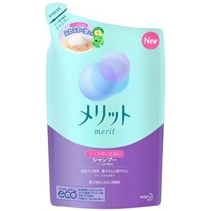 【クリックで詳細表示】メリット リンスのいらないシャンプー つめかえ用