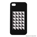 iPhone 4S STUDDED COVER SILVER アイフォーン4エス スタッズカバーケー