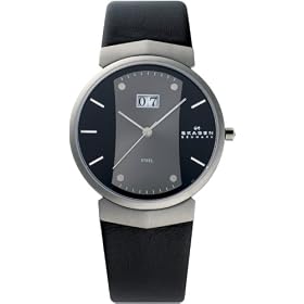 [�X�J�[�Q��]SKAGEN �r���v basic leather mens 697XLMLMB �P�[�X��: 40mm �����Y [���K�A���i]