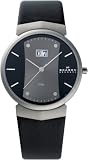 [�X�J�[�Q��]SKAGEN �r���v basic leather mens 697XLMLMB �P�[�X��: 40mm �����Y [���K�A���i]