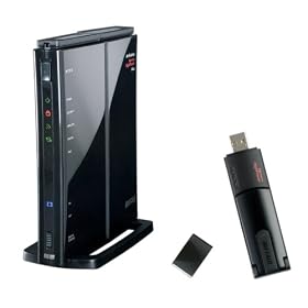 BUFFALO Air Station NFINITI HighPower Giga 11n/g/b�Ή� ����LAN�A�N�Z�X�|�C���g WZR-HP-G300NH/U