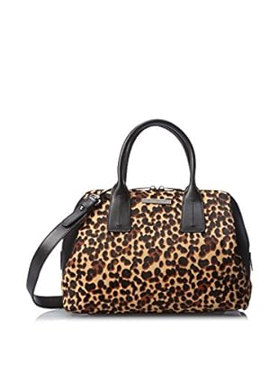 Charles Jourdan Women's Dacey Haircalf Satchel, Leopard