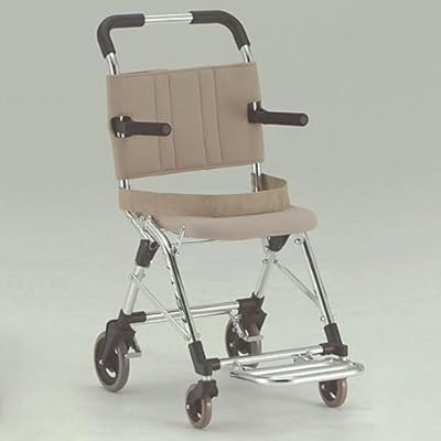 松永製作所 コンパクト車椅子 折りたたみ式 ベージュ MV-2BE