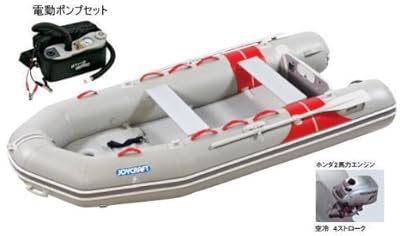 JOYCRAFT ジョイクラフト JES-326 検付 4人乗りゴムボート ホンダ2PS4スト エンジン付き
