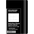 MOLESKINE �����X�L�� 2012�N �E�B�[�N���[ �z���]���^��(���^)  /  �n�[�h�J�o�[�u���b�N / XS