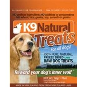 [K9 Natural] �t���[�Y�h���C�@�r�[�t�@500g
