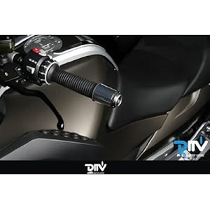 【クリックでお店のこの商品のページへ】BMW R1200S/R K1200S/R K1300S/R F800S/ST R1200RT HP-2 SPORT用 ハンドル バーエンド 青 DMV