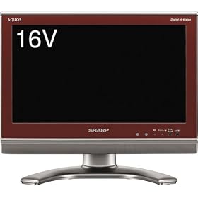 SHARP AQUOS 16V�^ �n��EBS�E110�xCS�f�W�^���n�C�r�W�����t���e���r LC-16E1R ���b�h