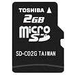 �y2GB�z ���� CLASS4�Ή� microSD�J�[�h �n�C�X�s�[�h�^�C�v�@�C�O�p�b�P�[�W�i�y���s�A���i�zSD-C02GR6W4