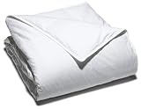  Pike Street 330-Thread Count Swiss Dot Cotton White Goose Down Full/Queen Comforter
