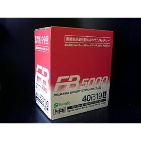 �É͓d�r�@���Y�ԗp�X�^���_�[�h�o�b�e���[�@FB5000�@40B19L