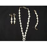 White Pearl Fashion Jewellery Set