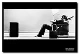  Blown Away by Steve Steigman Novelty Photography-Black & White 34 x14.25 in. Fine Art Print