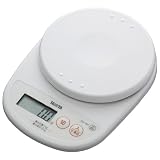 TANITA �f�W�^���N�b�L���O�X�P�[�� �y0.5g�P�ʂ̍����x�z �R�R�i�b�c�z���C�g KD-189-WH�^�j�^�ɂ��
