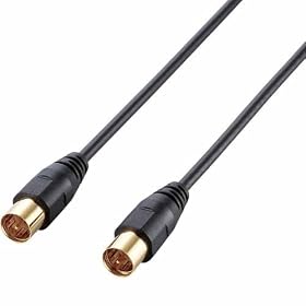 ELECOM �A���e�i�P�[�u�� 1m (�X�g���[�g - �X�g���[�g) �ytorne�ƃe���r��ڑ��z�u���b�N AV-GMATSS10BK