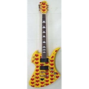 【クリックで詳細表示】BURNY バーニー エレキギター MG-145S Heart Yellow： 楽器・音響機器