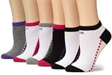 Steve Madden Womens 6 Pack Athletic Low Cut Socks