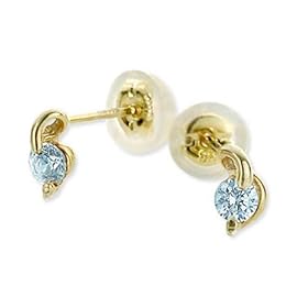 【クリックで詳細表示】バースデーコレクション (バースデーコレクション) イエローゴールドスタッドピアス TK-FM-139-03