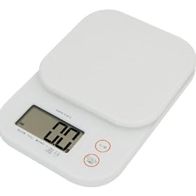 DRETEC �f�W�^���X�P�[�� �u�W�F���[�v 2kg �y�v�ʎM�𐅐􂢂ł���/�\���P�� 0.1g�z �z���C�g KS-243WT