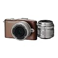 OLYMPUS �}�C�N����� PEN mini E-PM1 �c�C�������Y�L�b�g �u���E�� E-PM1 TKIT BRW