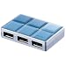 iBUFFALO USB2.0Hub �Z���t/�o�X�p���[ 4�|�[�g �R���p�N�g�L�[�f�U�C�� �u���[ BHB4U2A11BLA